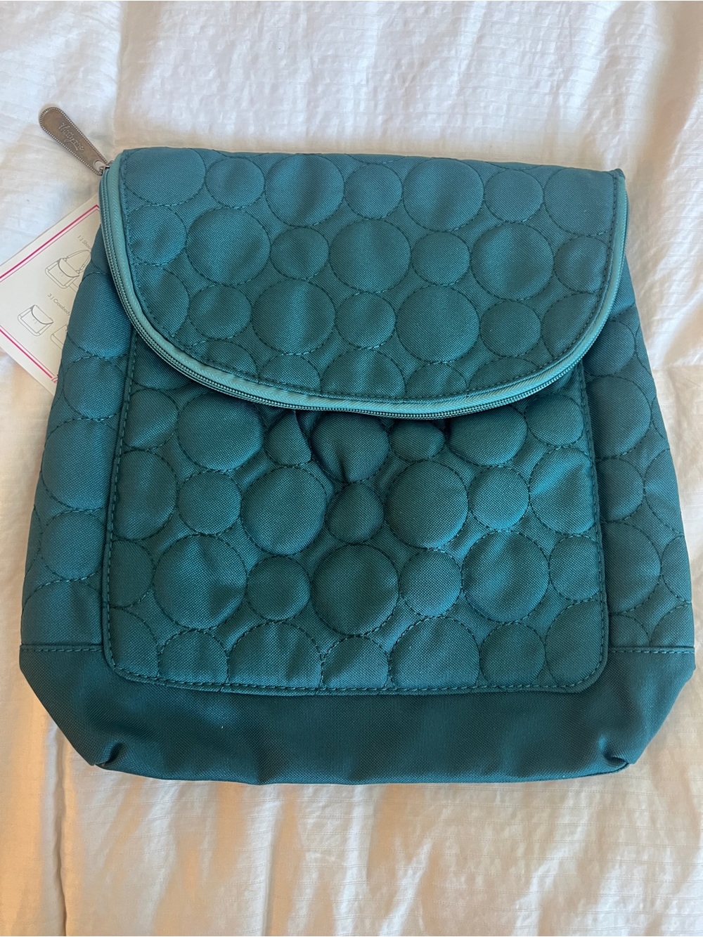 thirty-one brand Vary You Backpack Purse, Jade color, NWT